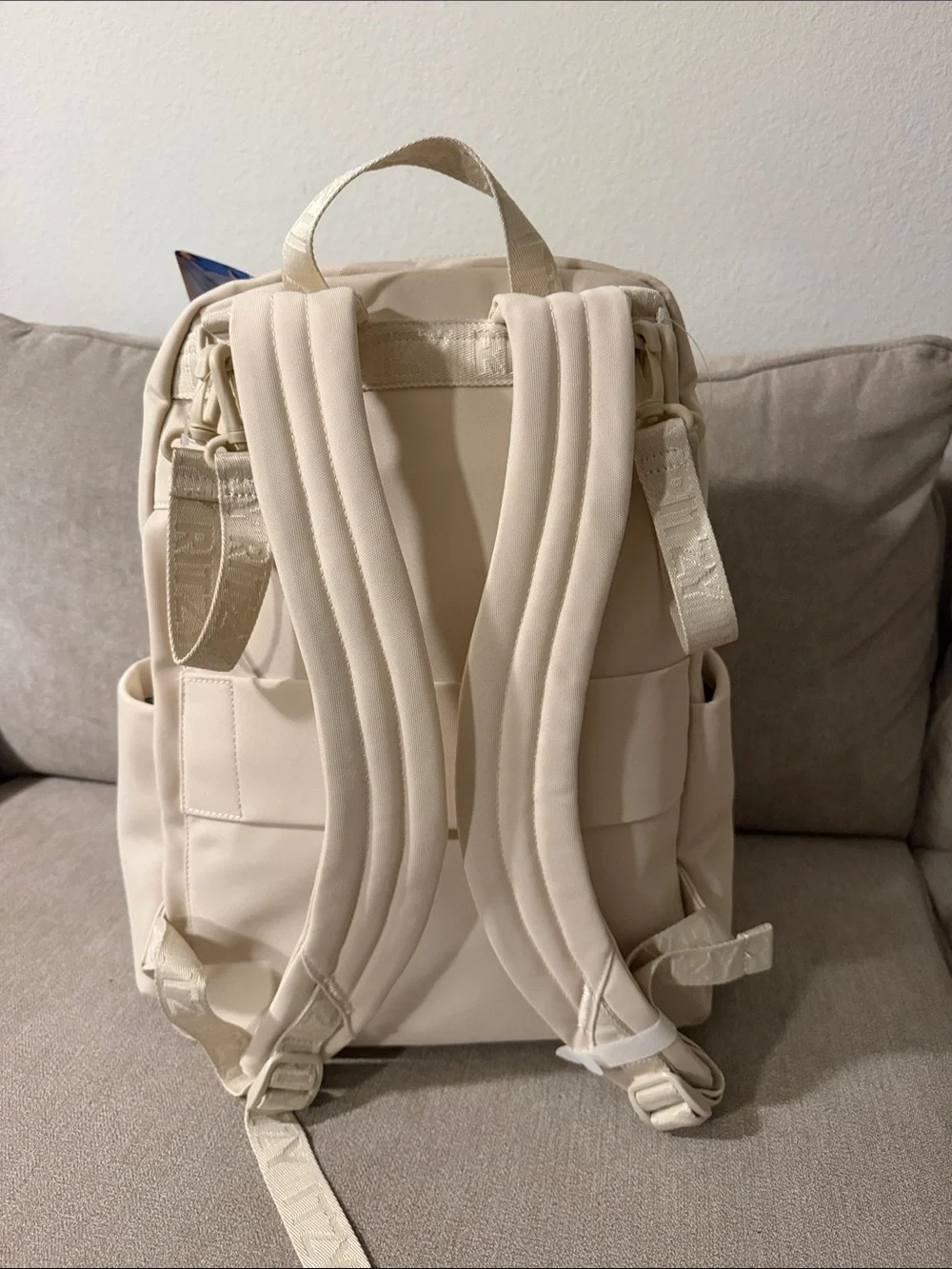 Itzy Ritzy Belong Utility Backpack in Cream | Diaper backpack | Changing Pad